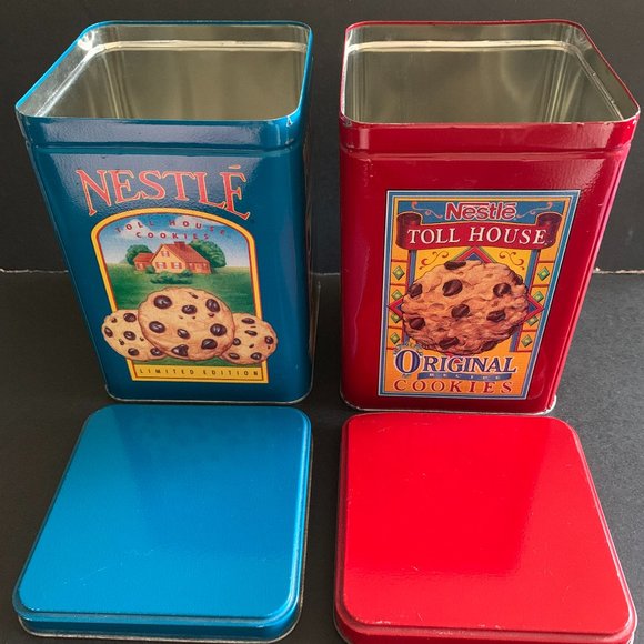 2 - Vintage Nestle Rectangle Tins - Picture 7 of 7